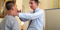 Dr. Marco practicing gaze technique